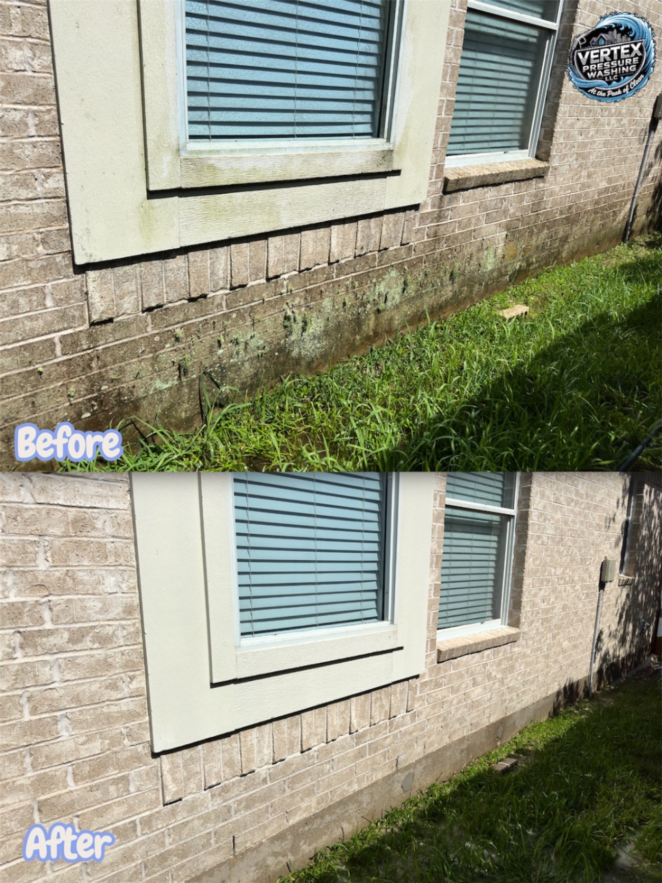 Vertex Pressure Washing before and after — project 3